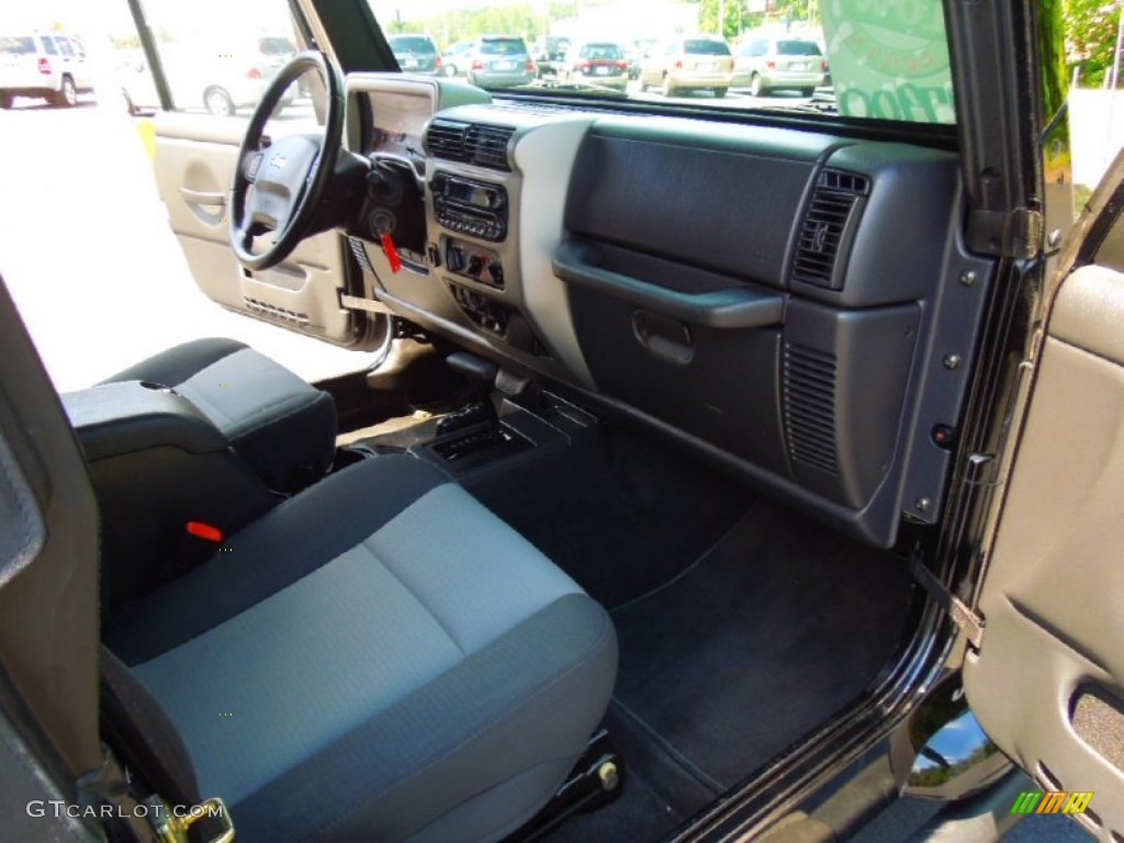 2006 Wrangler Unlimited 4x4 - Black / Dark Slate Gray photo #17