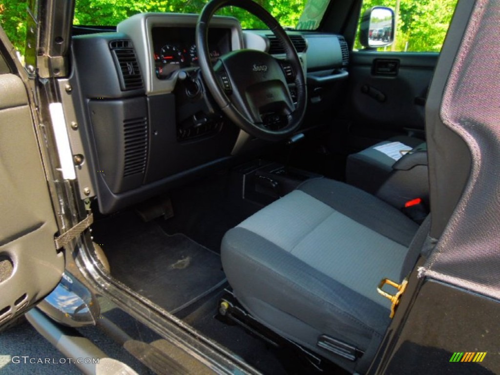 2006 Wrangler Unlimited 4x4 - Black / Dark Slate Gray photo #24