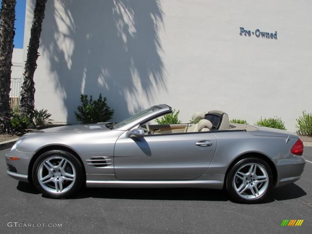Pewter Metallic 2006 Mercedes-Benz SL 500 Roadster Exterior Photo #66404594