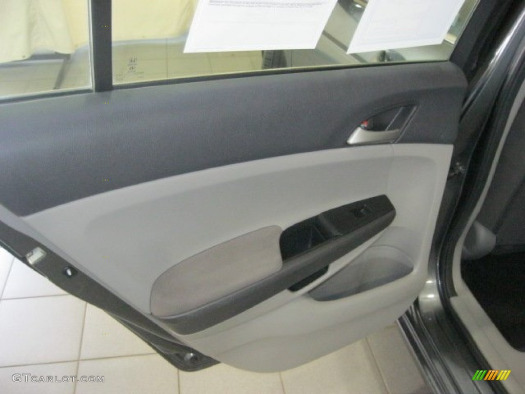 2010 Honda Accord LX Sedan Gray Door Panel Photo #66405101