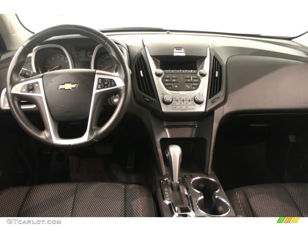 2010 Equinox LT - Black Granite Metallic / Jet Black photo #16