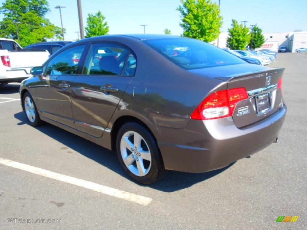 2010 Civic LX-S Sedan - Urban Titanium Metallic / Black photo #4