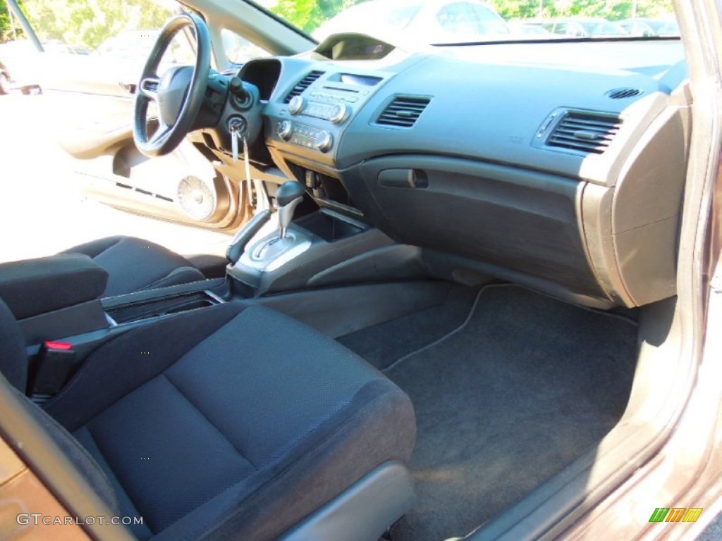 2010 Civic LX-S Sedan - Urban Titanium Metallic / Black photo #19