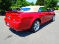 2008 Dark Candy Apple Red Ford Mustang GT Premium Convertible  photo #7