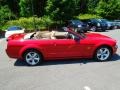 2008 Dark Candy Apple Red Ford Mustang GT Premium Convertible  photo #26