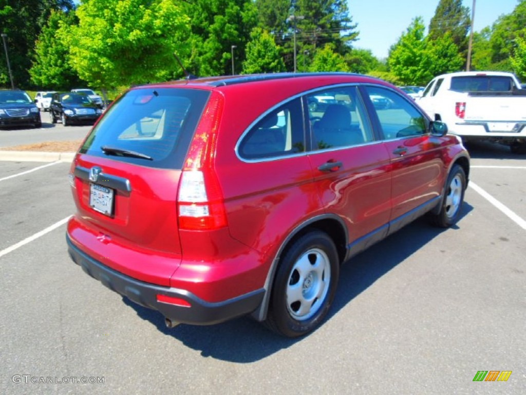 2007 CR-V LX - Tango Red Pearl / Gray photo #5