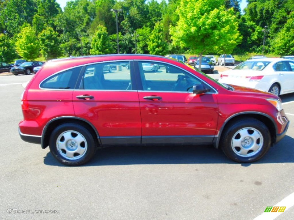 2007 CR-V LX - Tango Red Pearl / Gray photo #6