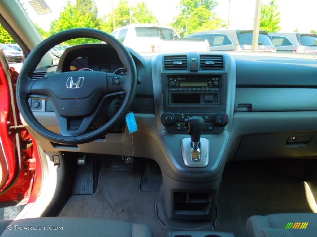 2007 CR-V LX - Tango Red Pearl / Gray photo #15