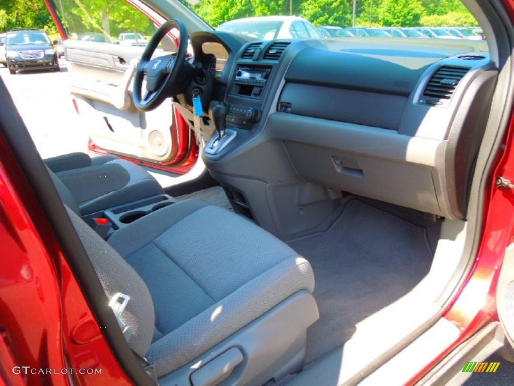 2007 CR-V LX - Tango Red Pearl / Gray photo #19