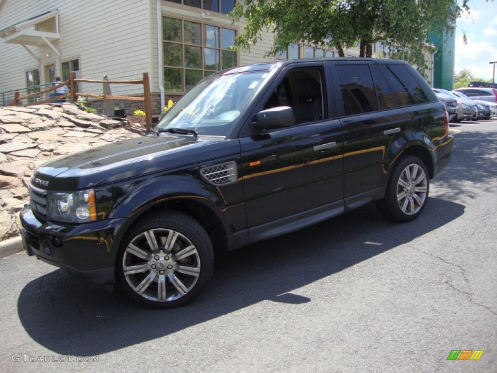 2007 Range Rover Sport Supercharged - Java Black Pearl / Ebony Black photo #4