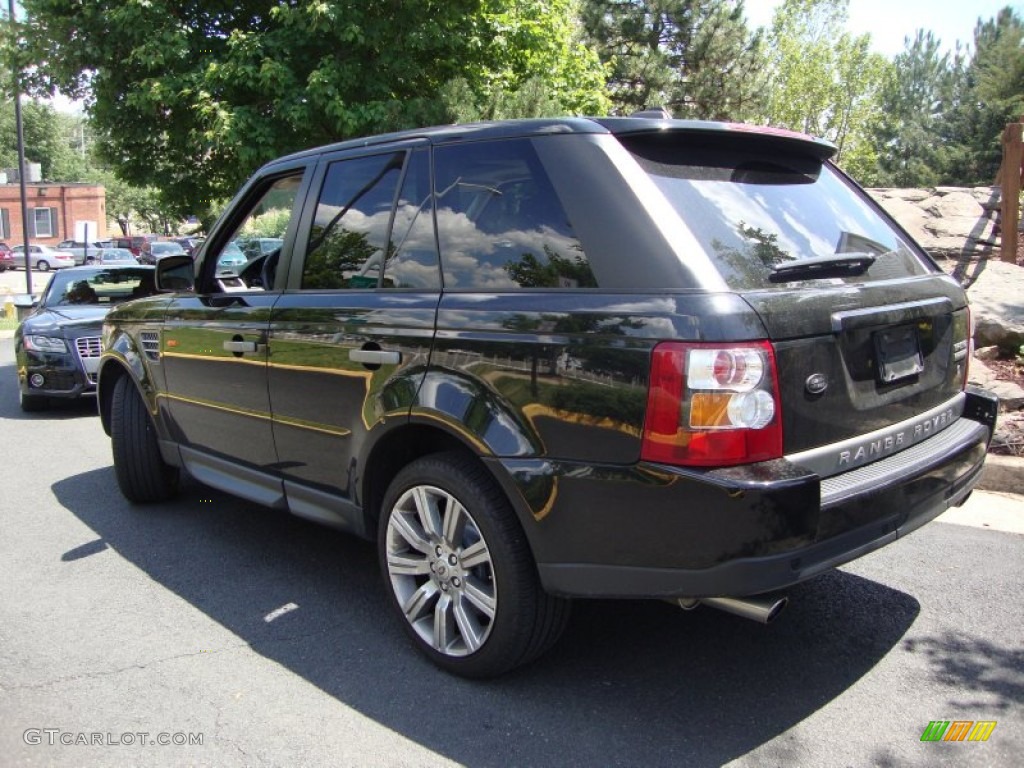 2007 Range Rover Sport Supercharged - Java Black Pearl / Ebony Black photo #5