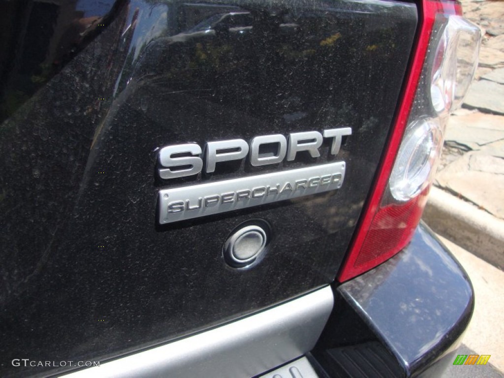 2007 Range Rover Sport Supercharged - Java Black Pearl / Ebony Black photo #8