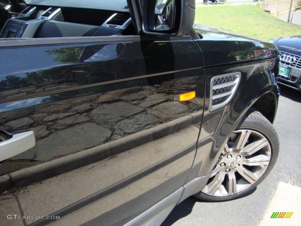 2007 Range Rover Sport Supercharged - Java Black Pearl / Ebony Black photo #11