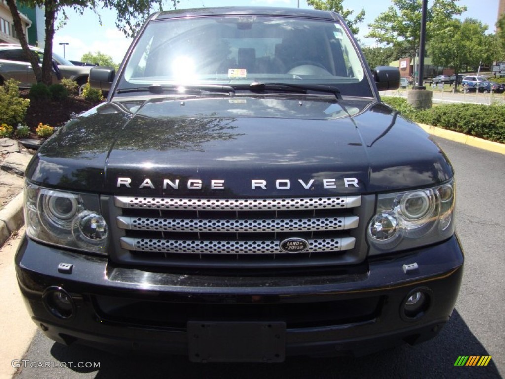 2007 Range Rover Sport Supercharged - Java Black Pearl / Ebony Black photo #14