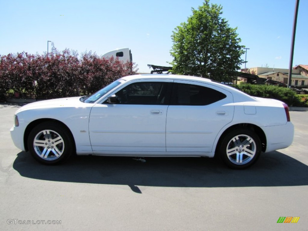 2006 Charger SXT - Stone White / Dark Slate Gray/Light Graystone photo #4