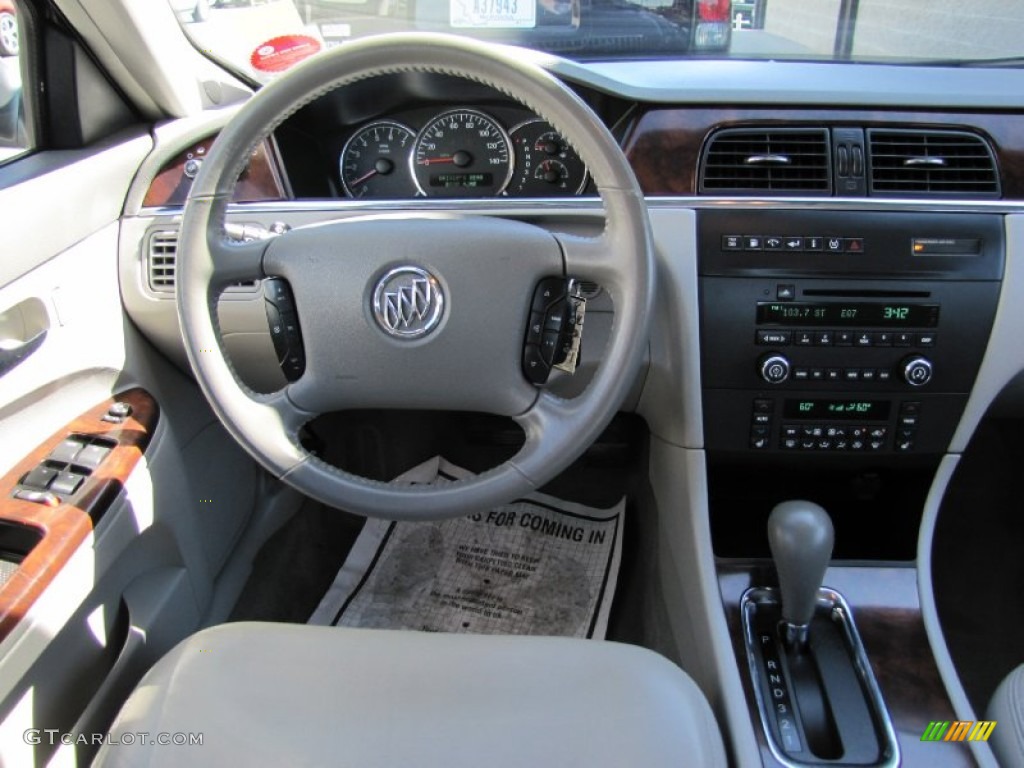 2008 Buick LaCrosse CXL Titanium Steering Wheel Photo #66409162