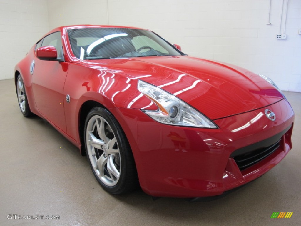 Solid Red Nissan 370Z