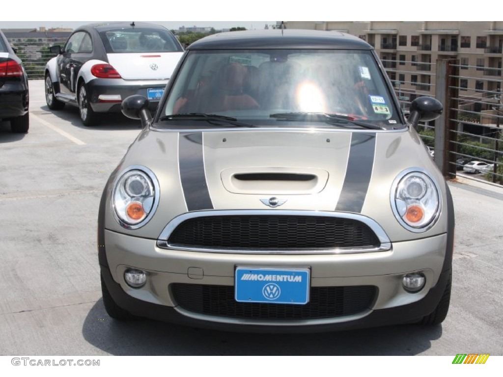 2007 Cooper S Hardtop - Sparkling Silver Metallic / Rooster Red/Carbon Black photo #2