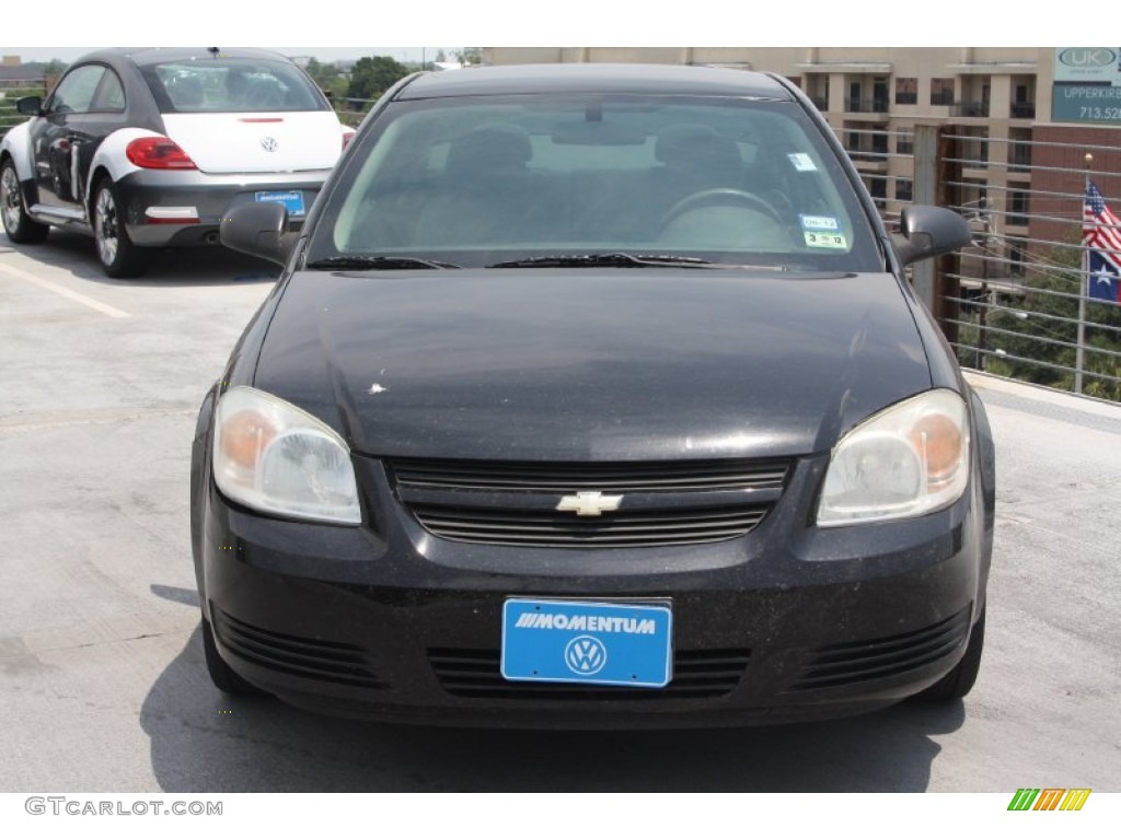 2007 Cobalt LS Coupe - Black / Gray photo #2