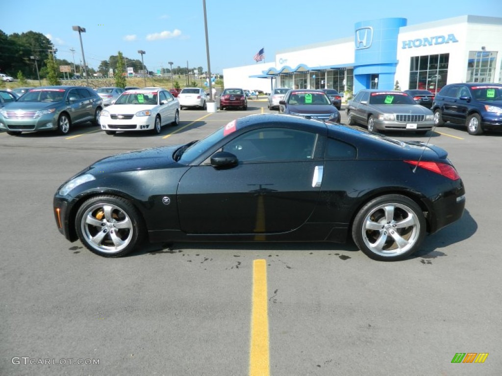 Magnetic Black 2008 Nissan 350Z Grand Touring Coupe Exterior Photo #66413443