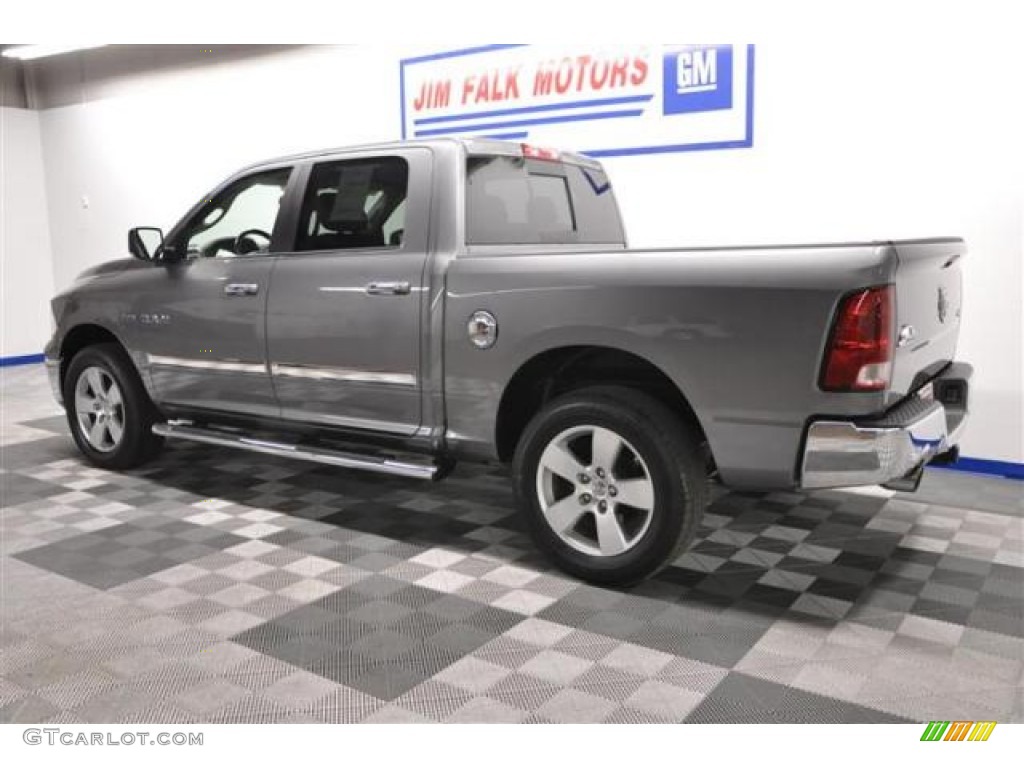 2009 Ram 1500 Big Horn Edition Crew Cab 4x4 - Mineral Gray Metallic / Dark Slate/Medium Graystone photo #5