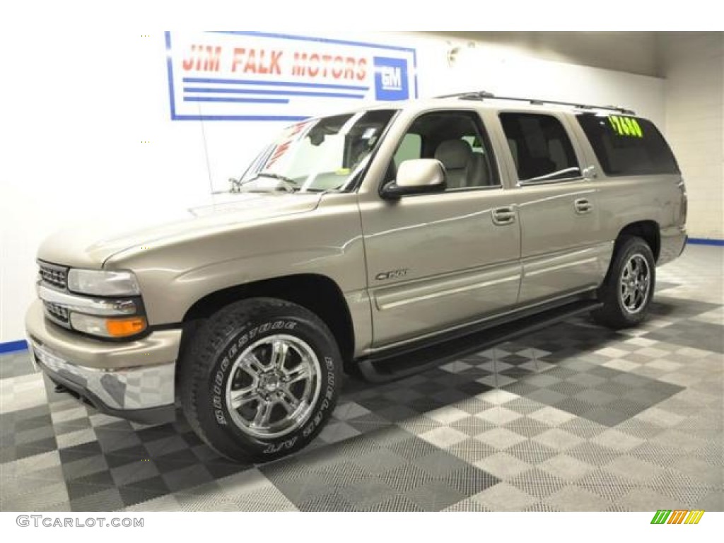 2000 Suburban 1500 LT - Light Pewter Metallic / Medium Oak photo #1