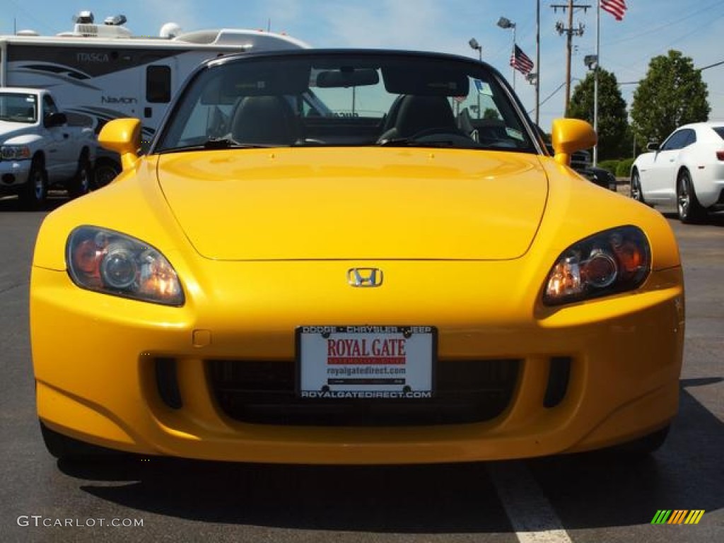 2006 S2000 Roadster - Rio Yellow Pearl / Black photo #7