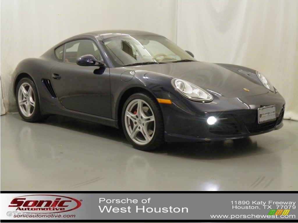 2009 Cayman S - Midnight Blue Metallic / Sand Beige photo #1