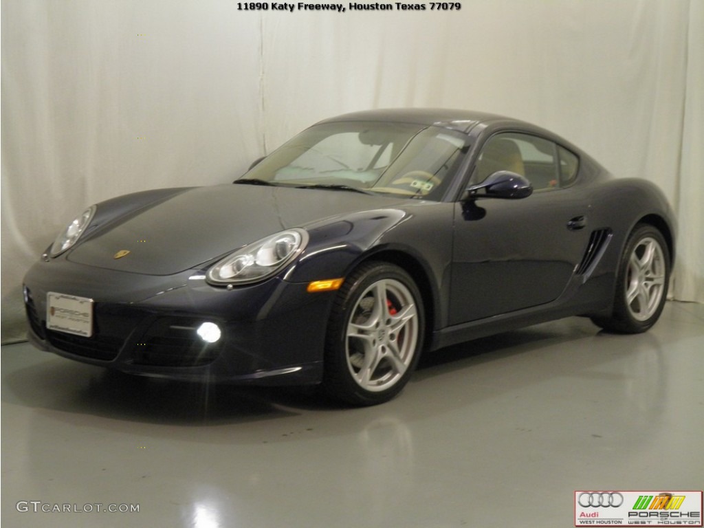 2009 Cayman S - Midnight Blue Metallic / Sand Beige photo #4