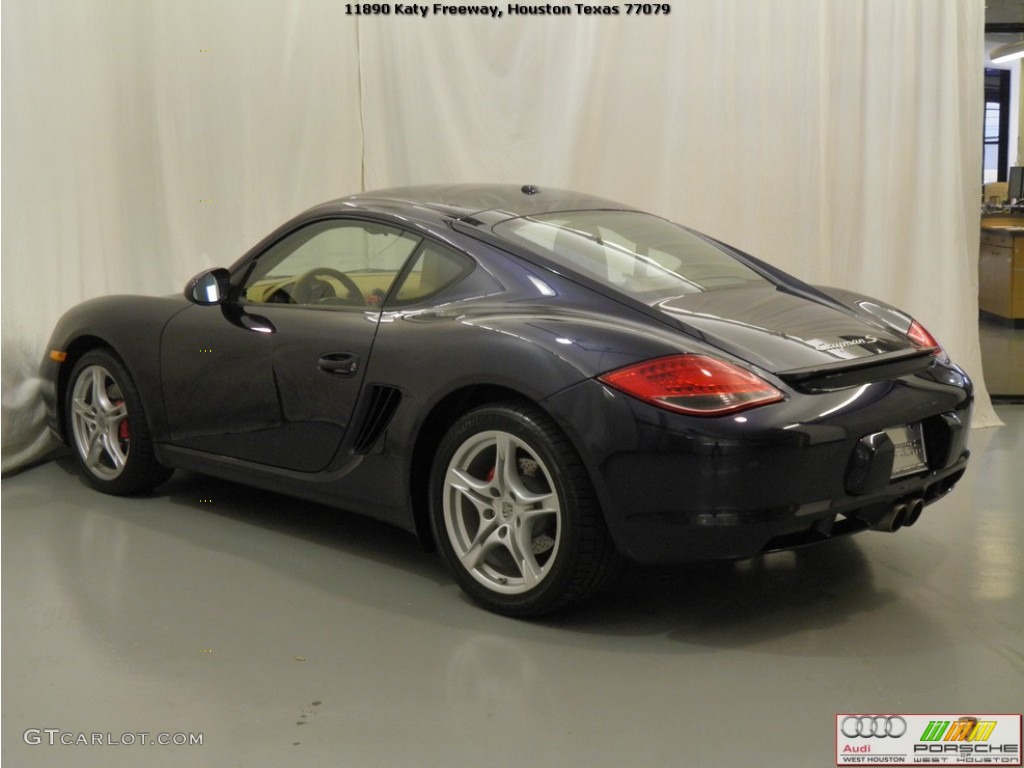 2009 Cayman S - Midnight Blue Metallic / Sand Beige photo #20