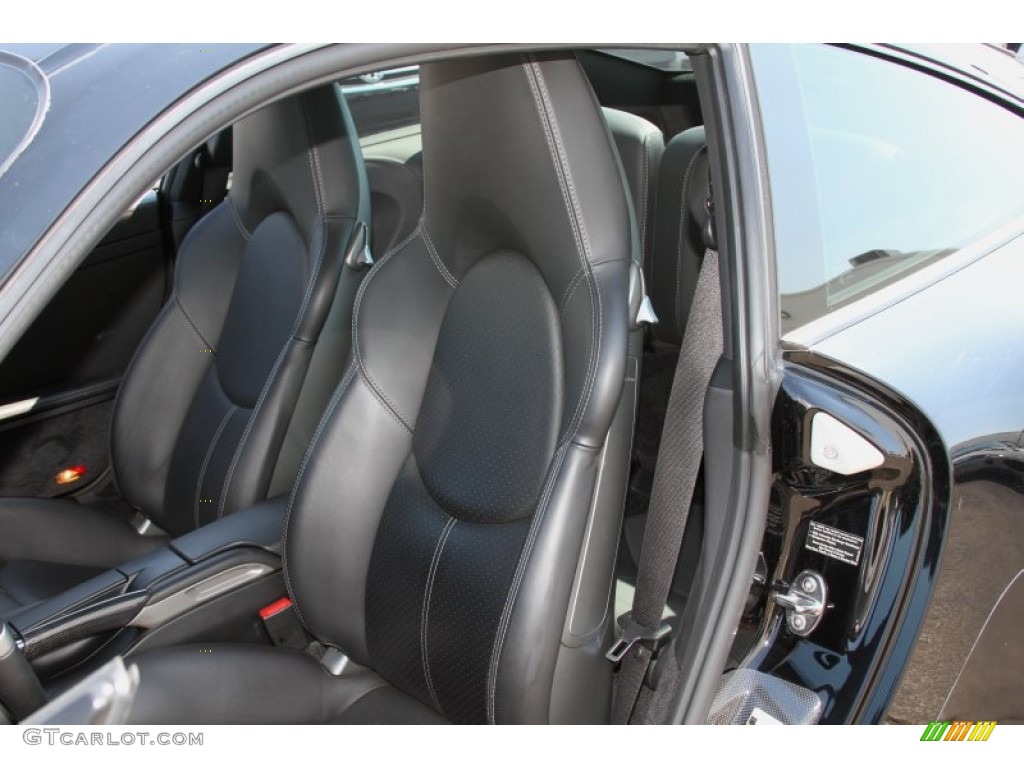 Black Interior 2009 Porsche 911 Carrera 4S Coupe Photo #66416836