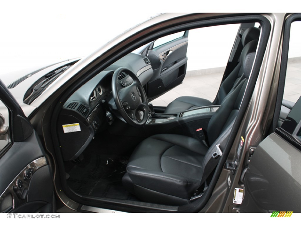 Black Interior 2008 Mercedes-Benz E 350 Sedan Photo #66416962