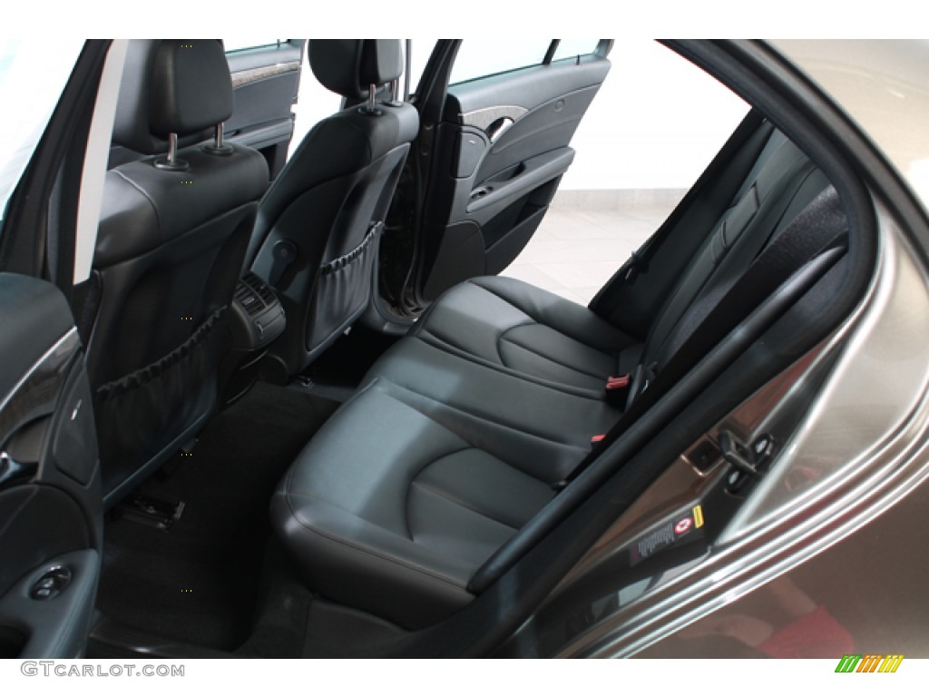 Black Interior 2008 Mercedes-Benz E 350 Sedan Photo #66416968