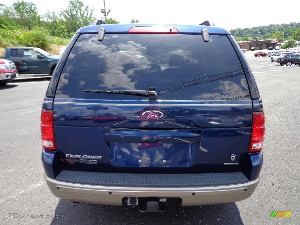 2004 Explorer Eddie Bauer 4x4 - Dark Blue Pearl Metallic / Medium Parchment photo #3