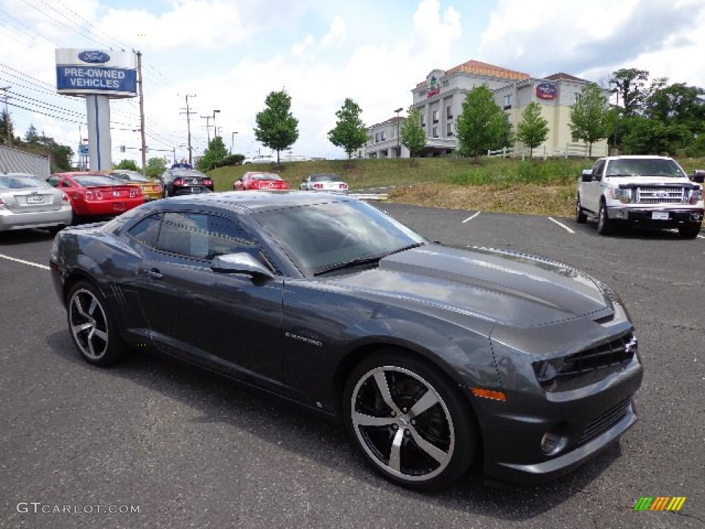 2010 Camaro SS/RS Coupe - Cyber Gray Metallic / Gray photo #1