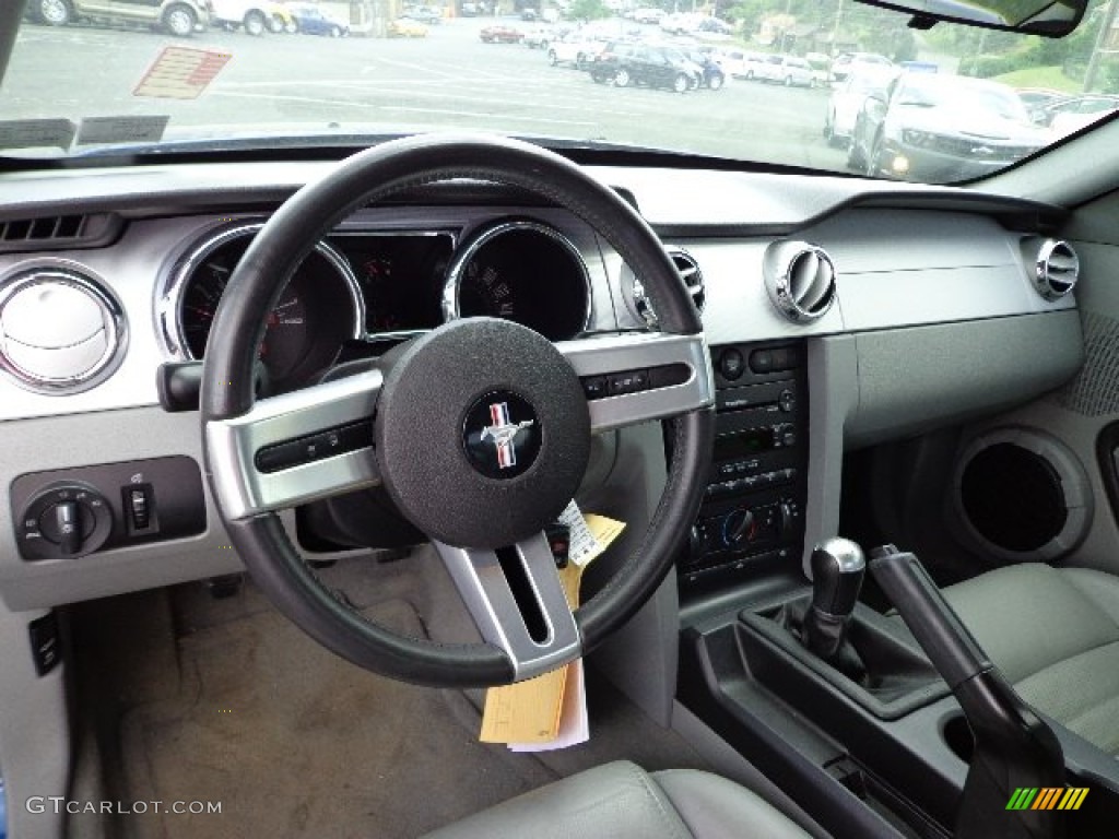 2006 Mustang GT Premium Coupe - Vista Blue Metallic / Light Graphite photo #10