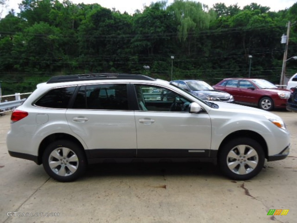 2012 Outback 2.5i Limited - Satin White Pearl / Warm Ivory photo #4