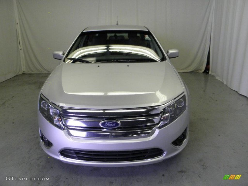 2011 Fusion SEL V6 - Ingot Silver Metallic / Medium Light Stone photo #2