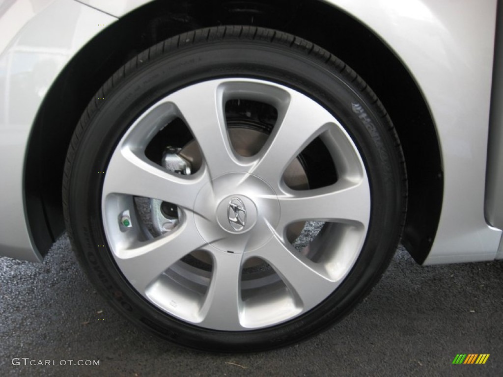 2013 Elantra Limited - Shimmering Air Silver / Gray photo #11