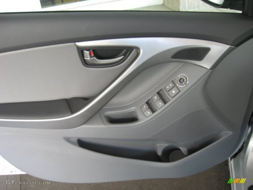 2013 Elantra Limited - Shimmering Air Silver / Gray photo #16