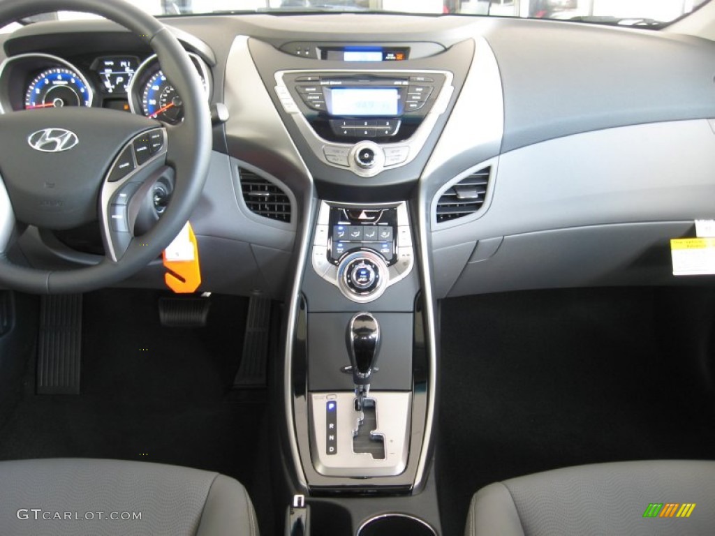 2013 Elantra Limited - Shimmering Air Silver / Gray photo #24