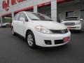 2008 Fresh Powder White Nissan Versa 1.8 SL Hatchback  photo #1