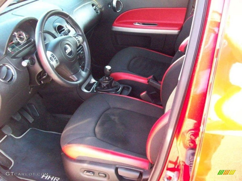 Ebony Black/Red Interior 2008 Chevrolet HHR SS Photo #66423799