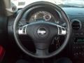 2008 Chevrolet HHR Ebony Black/Red Interior Steering Wheel Photo