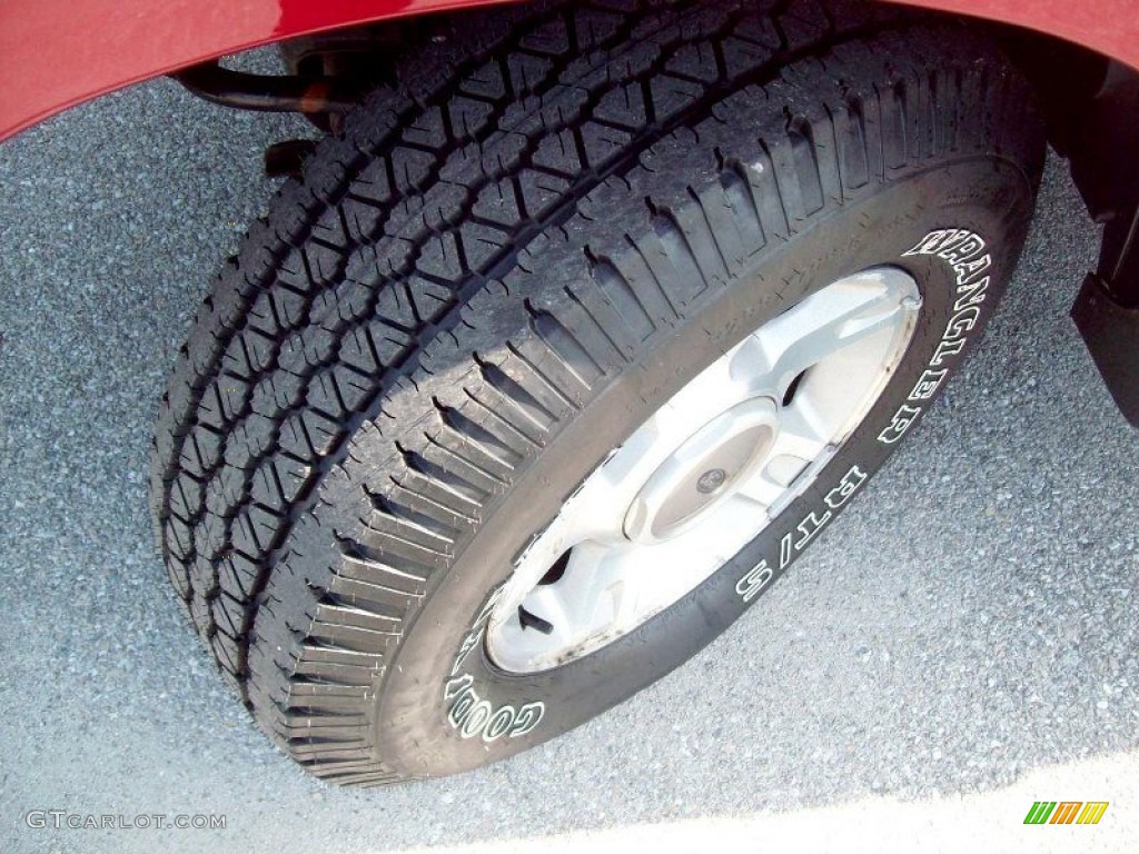 2004 Explorer Sport Trac XLT 4x4 - Red Fire Metallic / Medium Dark Flint/Dark Flint photo #4