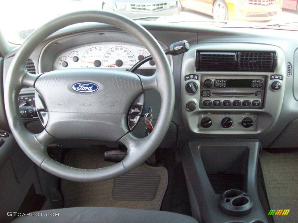 2004 Explorer Sport Trac XLT 4x4 - Red Fire Metallic / Medium Dark Flint/Dark Flint photo #8