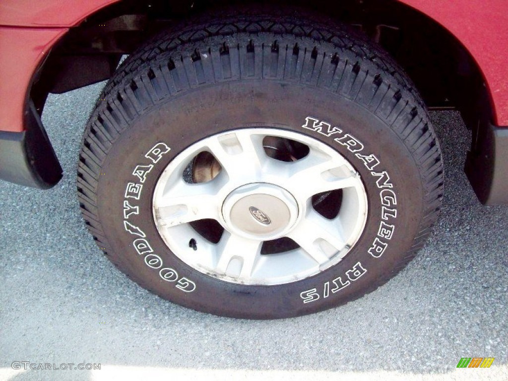 2004 Explorer Sport Trac XLT 4x4 - Red Fire Metallic / Medium Dark Flint/Dark Flint photo #17