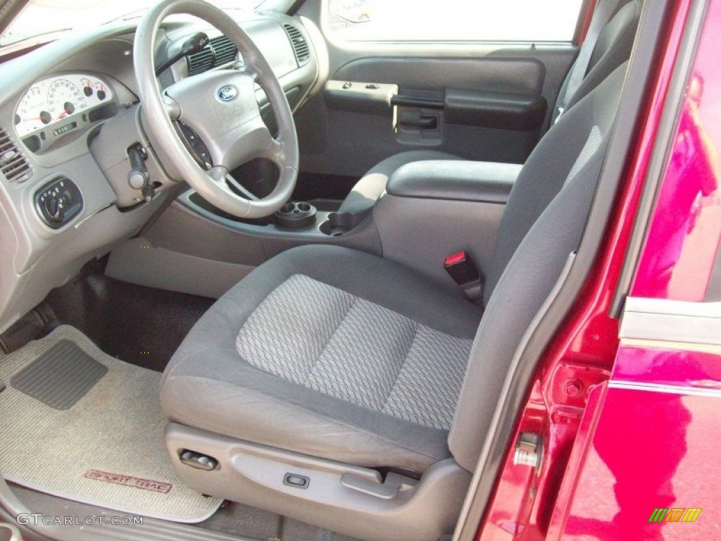 2004 Explorer Sport Trac XLT 4x4 - Red Fire Metallic / Medium Dark Flint/Dark Flint photo #18