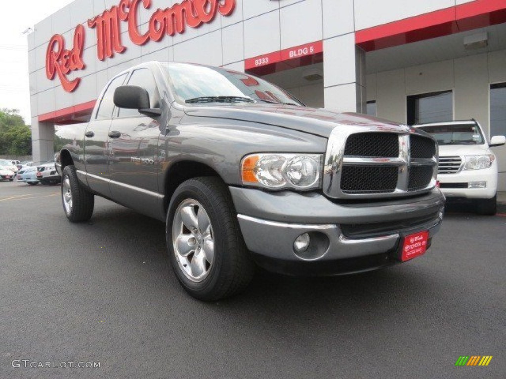 2005 Ram 1500 SLT Quad Cab - Mineral Gray Metallic / Dark Slate Gray photo #1