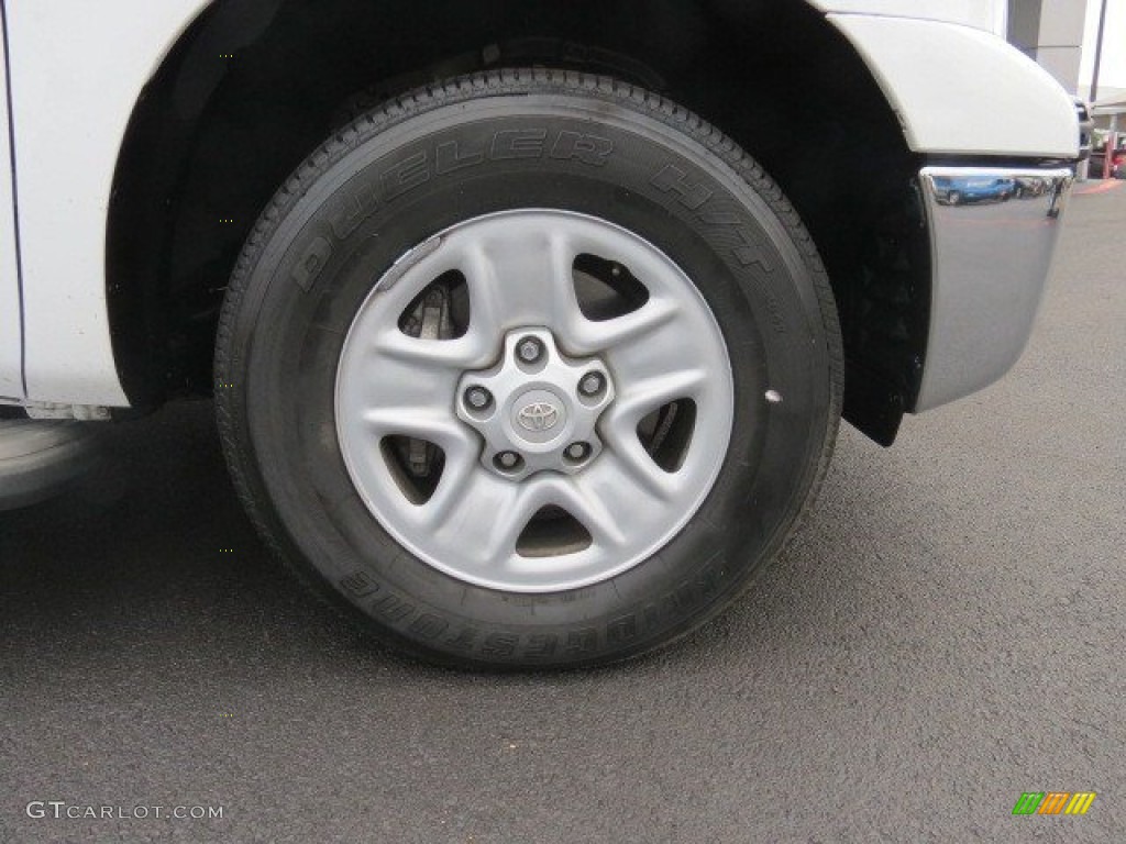 2010 Tundra Double Cab - Super White / Graphite Gray photo #9